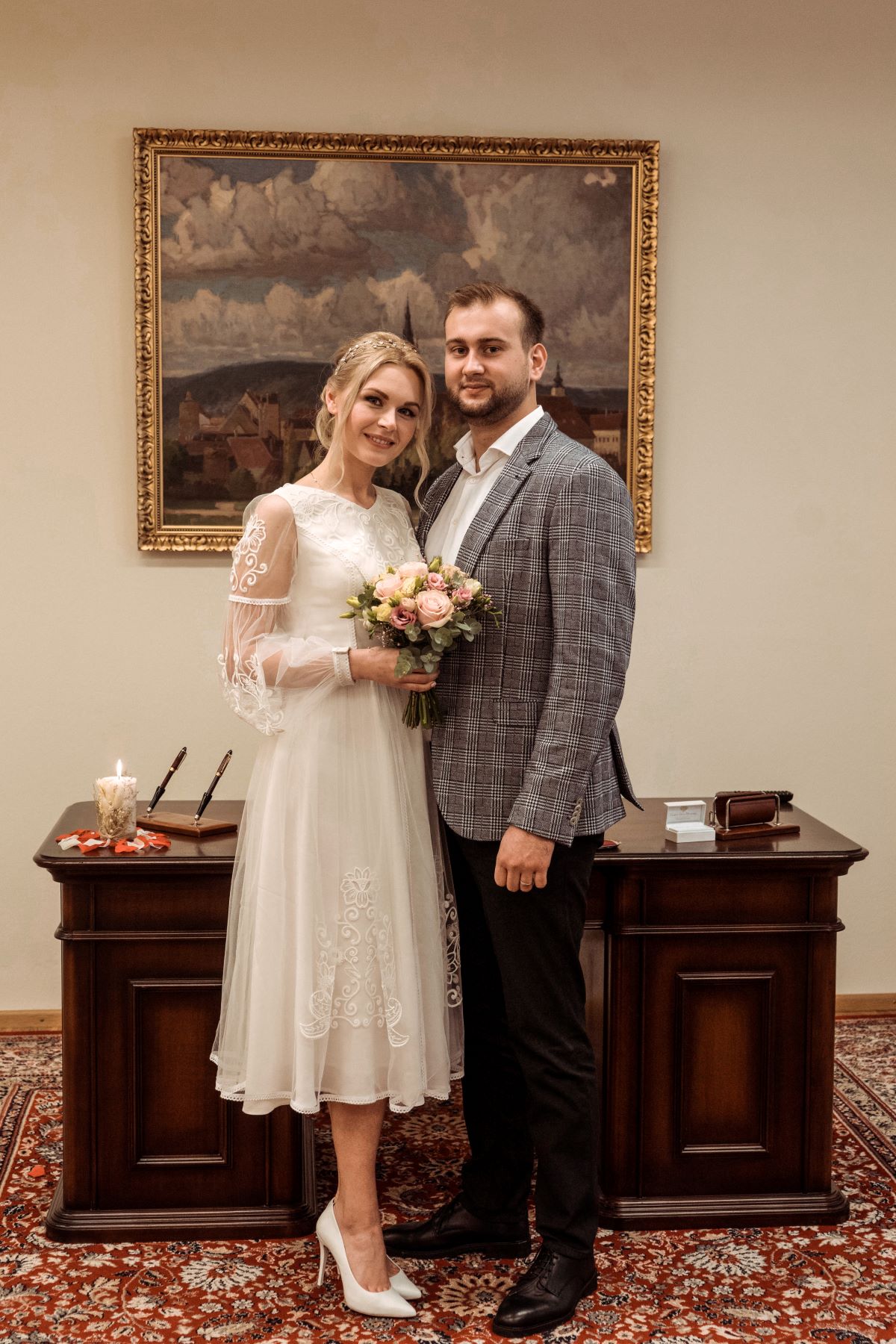 Viktoriia Bulbak und Mykhaylo Mandryka